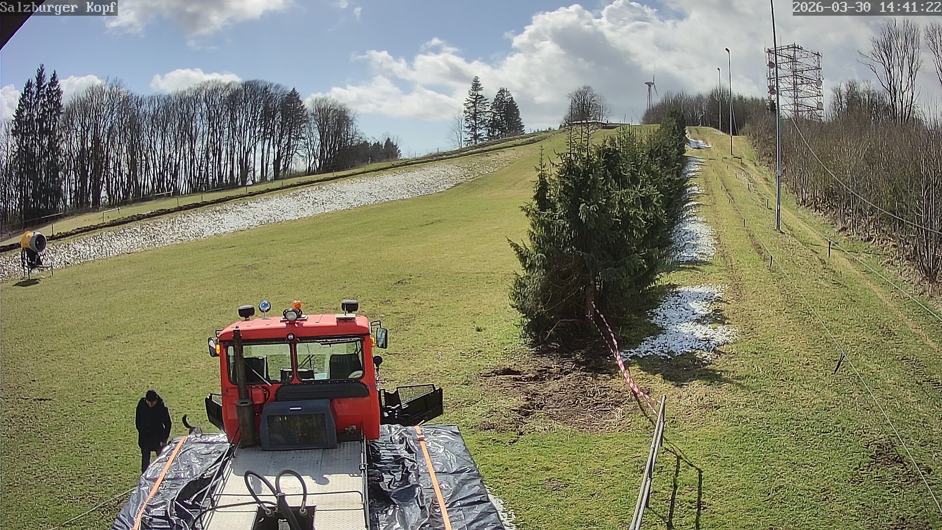 Archiv Foto Webcam Salzburger Kopf: Skipiste