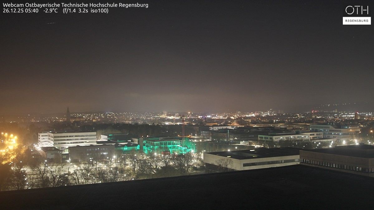 Archiv Foto Webcam Regensburg: Technische Hochschule