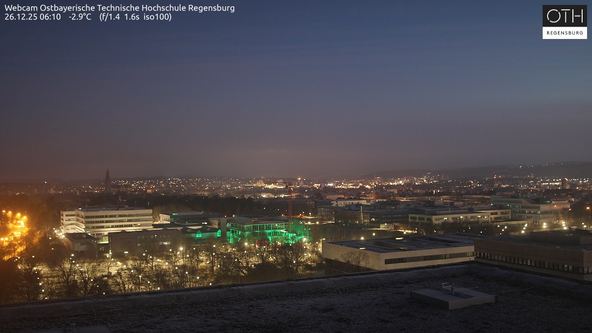 Archiv Foto Webcam Regensburg: Technische Hochschule