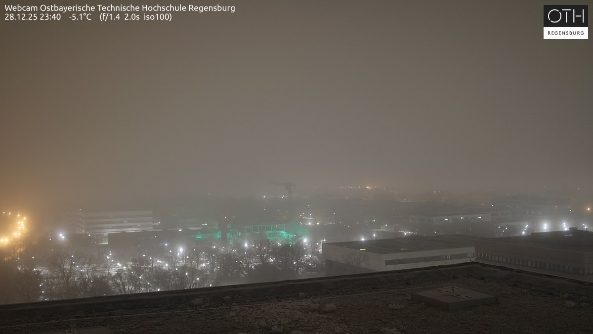 Archiv Foto Webcam Regensburg: Technische Hochschule
