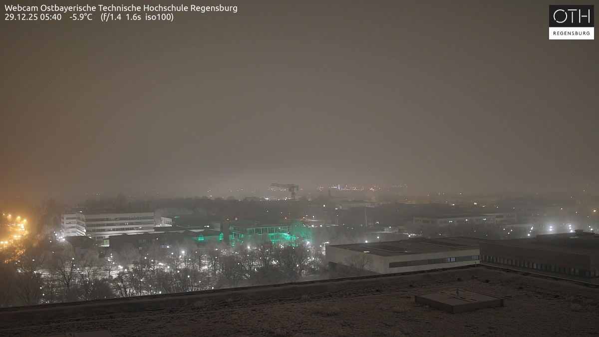 Archiv Foto Webcam Regensburg: Technische Hochschule