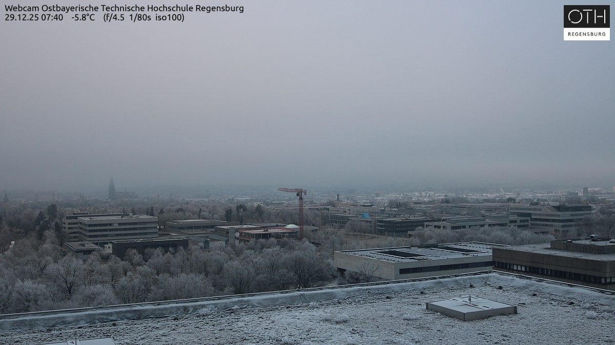Archiv Foto Webcam Regensburg: Technische Hochschule