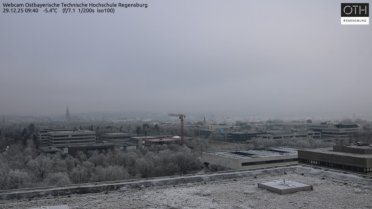 Archiv Foto Webcam Regensburg: Technische Hochschule