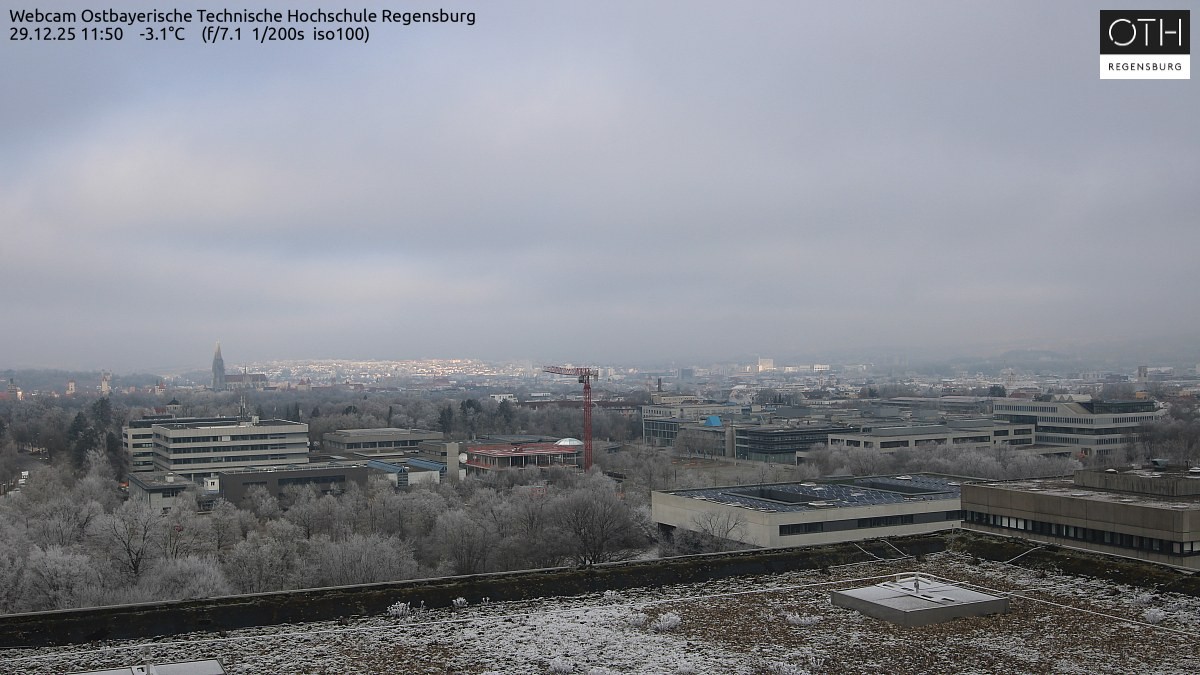 Archiv Foto Webcam Regensburg: Technische Hochschule