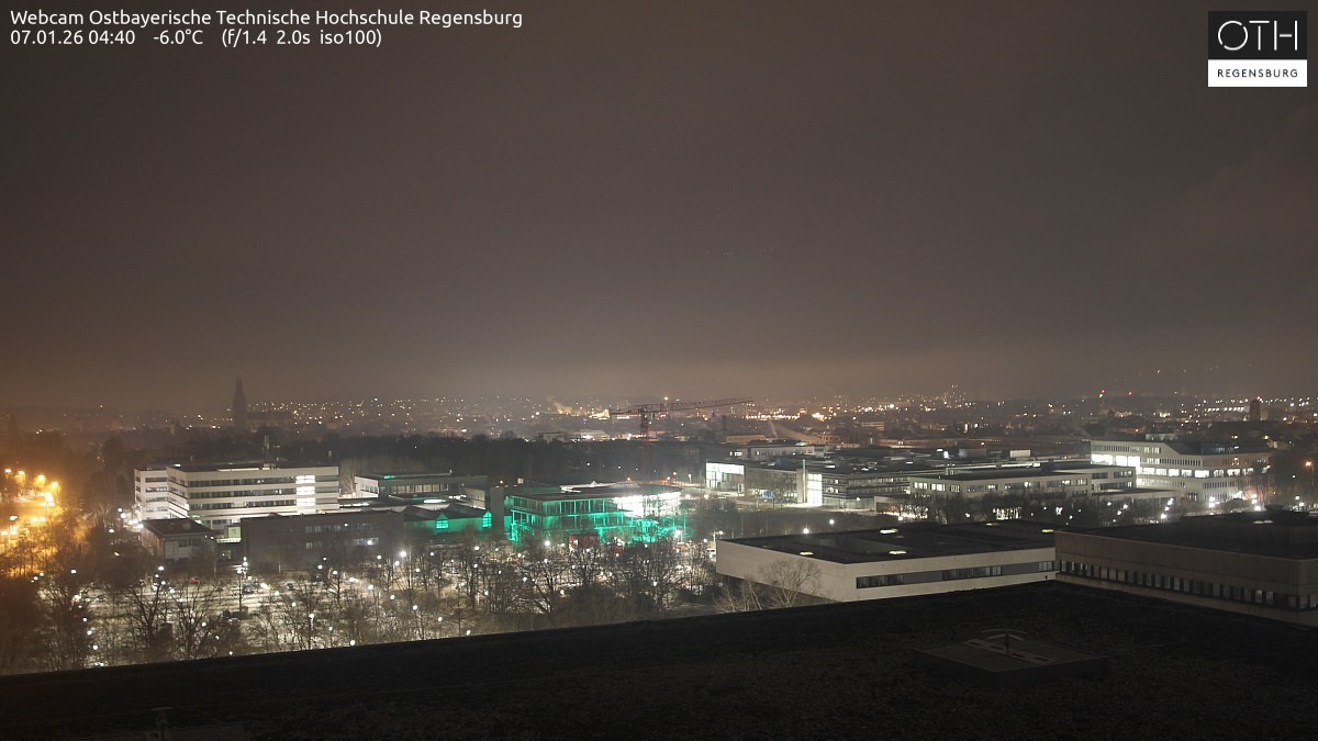 Archiv Foto Webcam Regensburg: Technische Hochschule