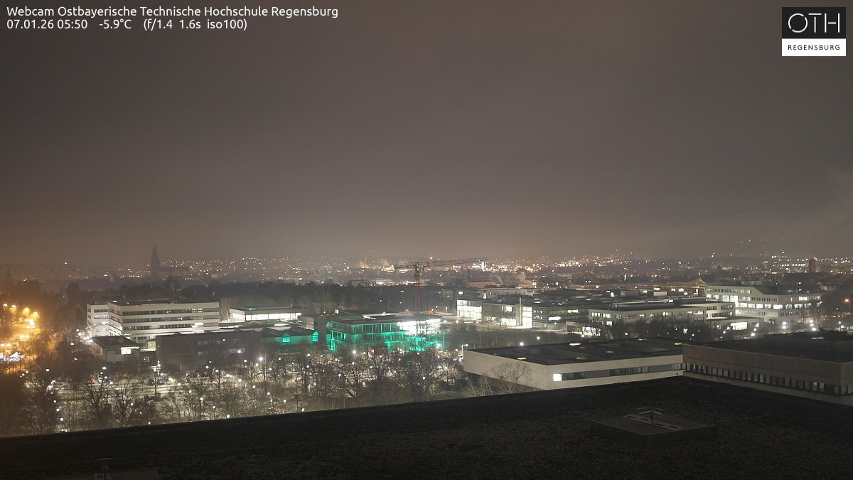 Archiv Foto Webcam Regensburg: Technische Hochschule