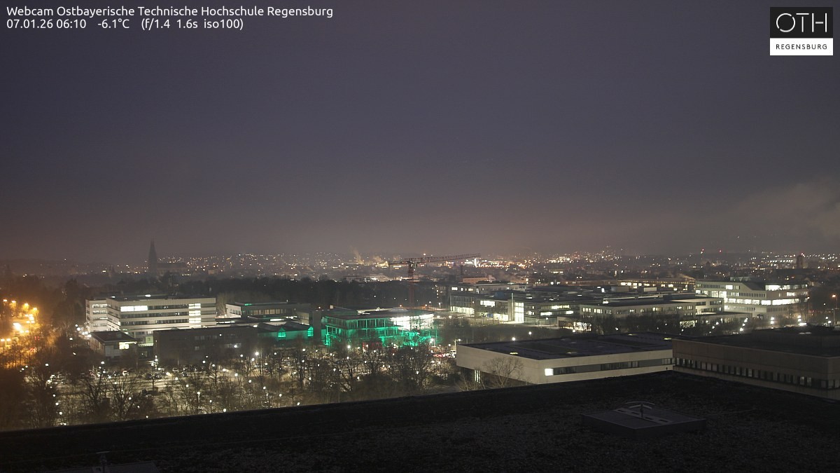 Archiv Foto Webcam Regensburg: Technische Hochschule