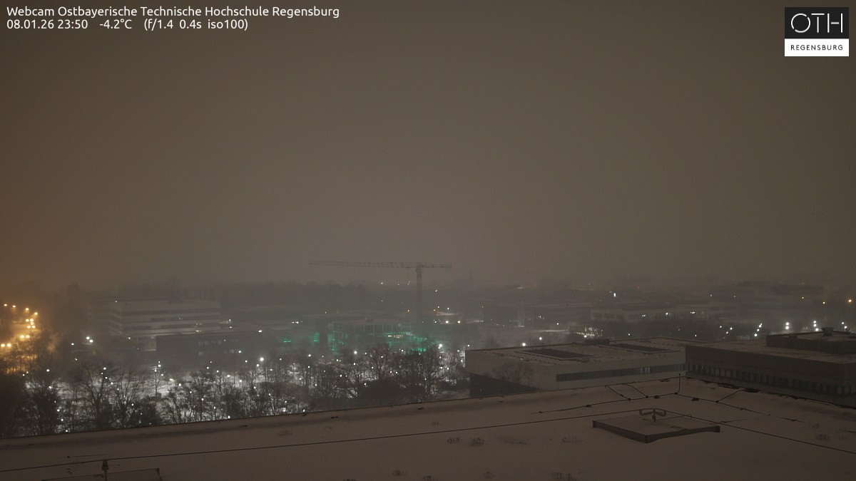Archiv Foto Webcam Regensburg: Technische Hochschule