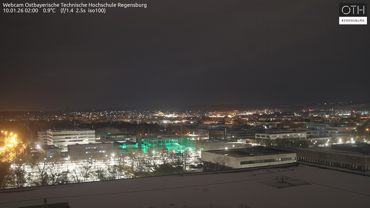 Archiv Foto Webcam Regensburg: Technische Hochschule