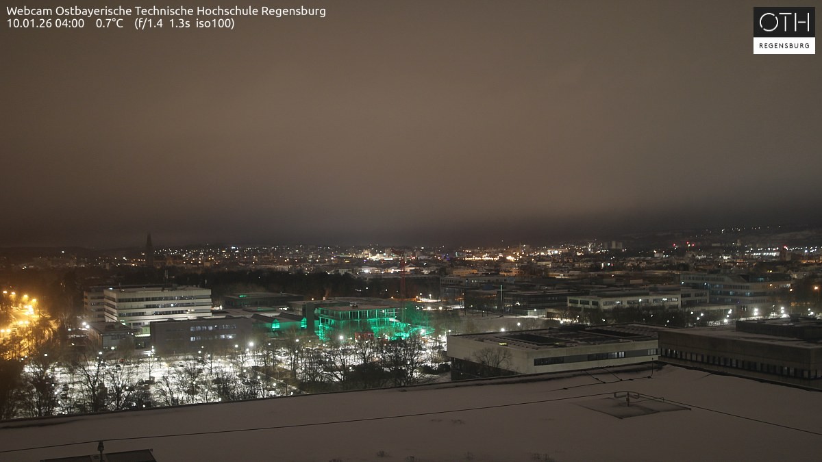 Archiv Foto Webcam Regensburg: Technische Hochschule