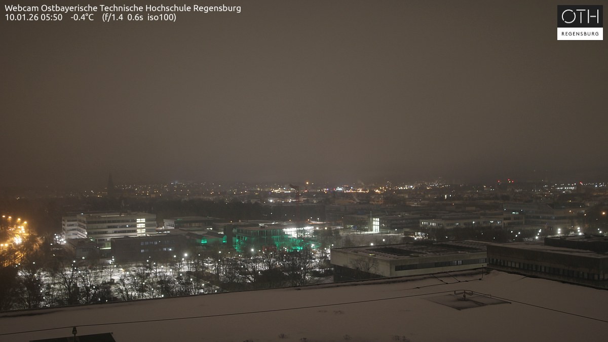 Archiv Foto Webcam Regensburg: Technische Hochschule