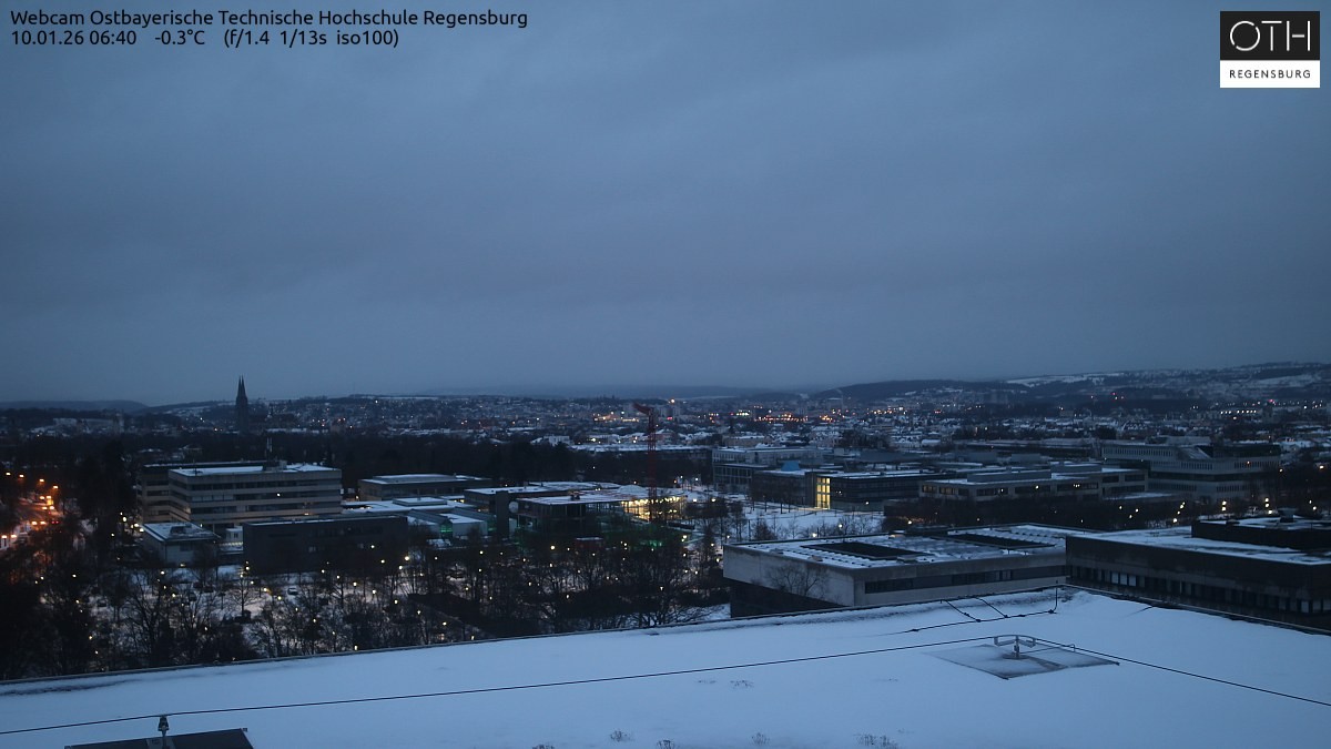 Archiv Foto Webcam Regensburg: Technische Hochschule