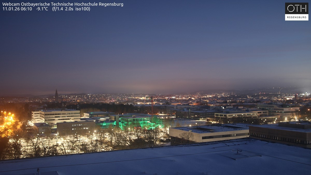 Archived image Regensburg - Webcam OTH