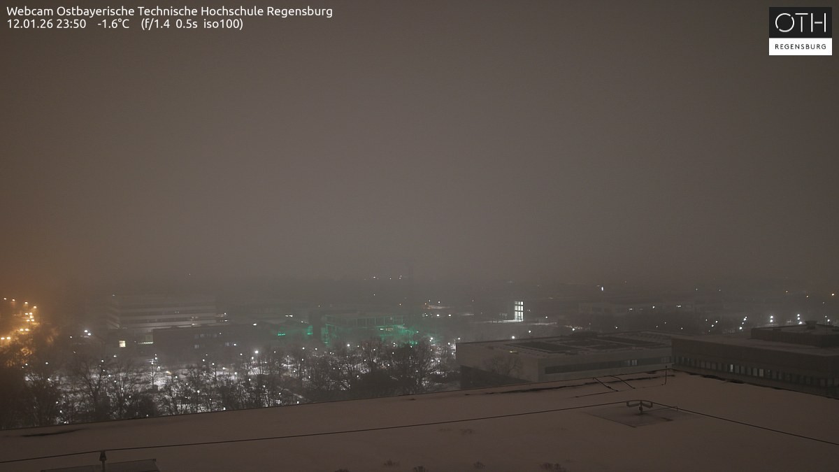 Archiv Foto Webcam Regensburg: Technische Hochschule
