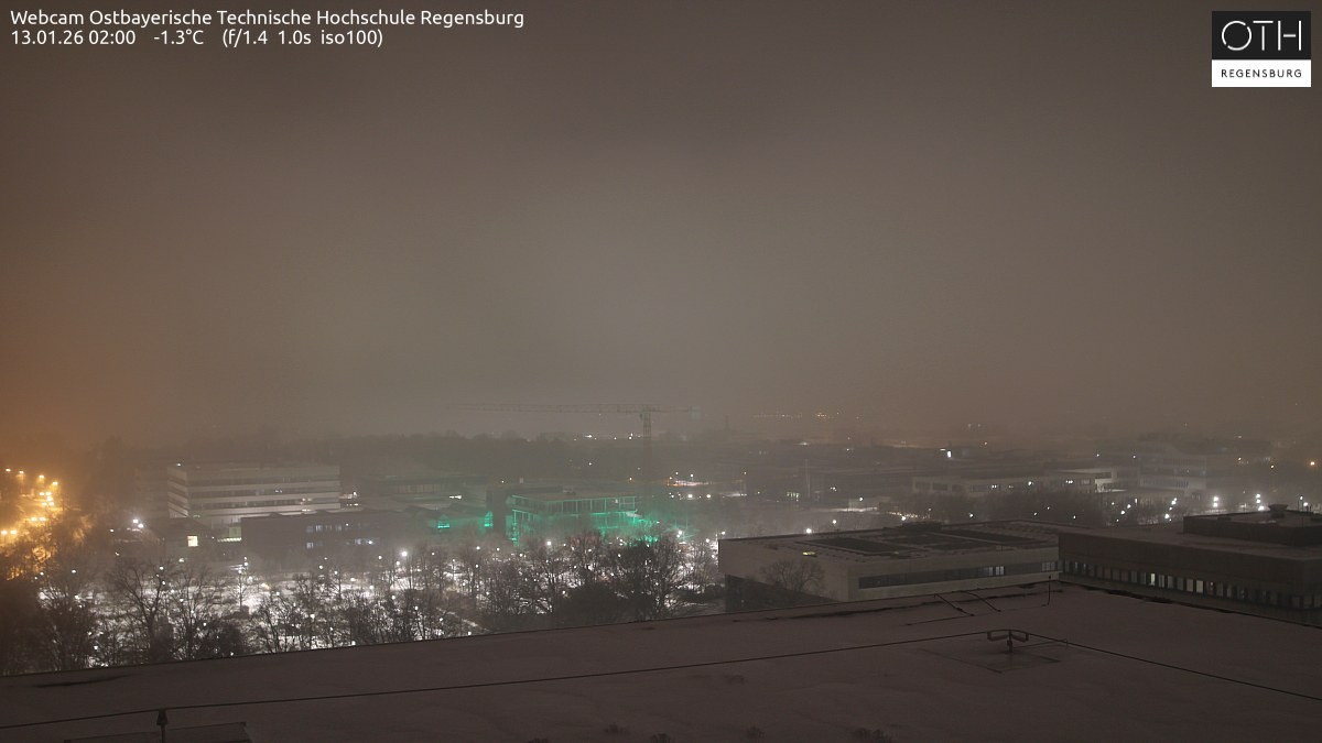 Archiv Foto Webcam Regensburg: Technische Hochschule