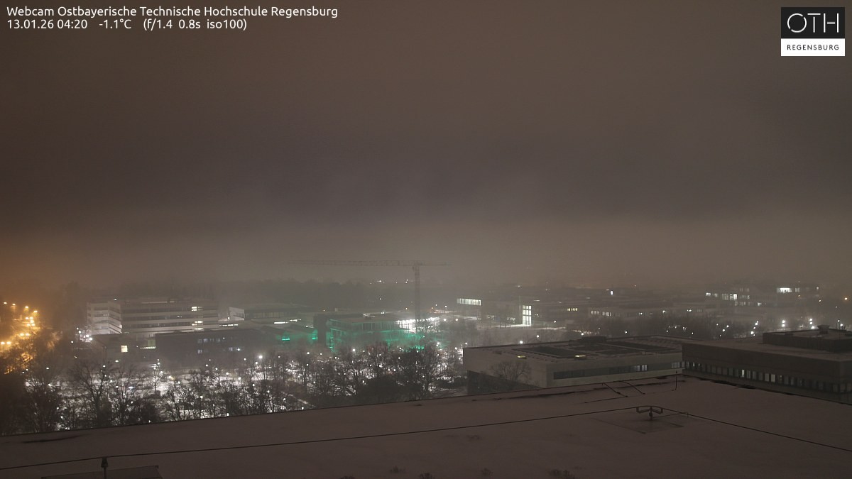 Archiv Foto Webcam Regensburg: Technische Hochschule