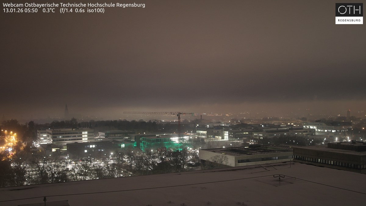 Archiv Foto Webcam Regensburg: Technische Hochschule