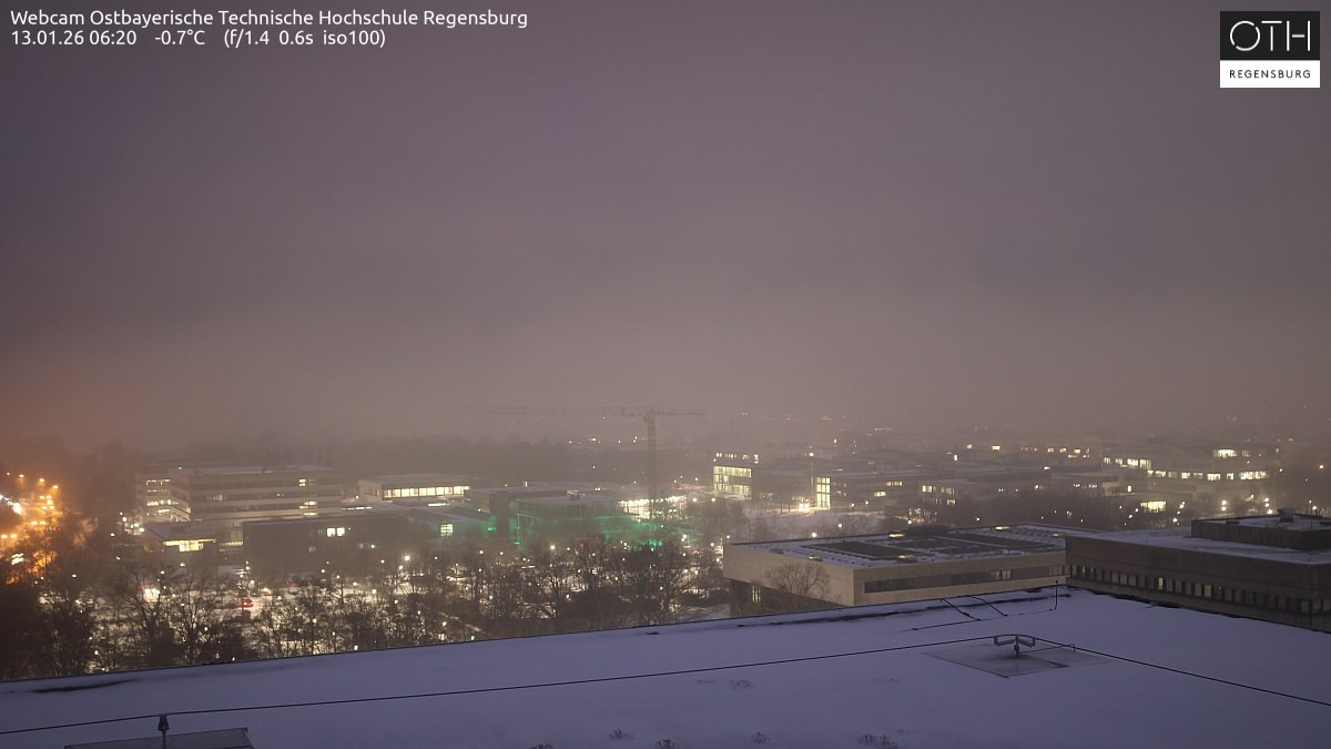 Archiv Foto Webcam Regensburg: Technische Hochschule