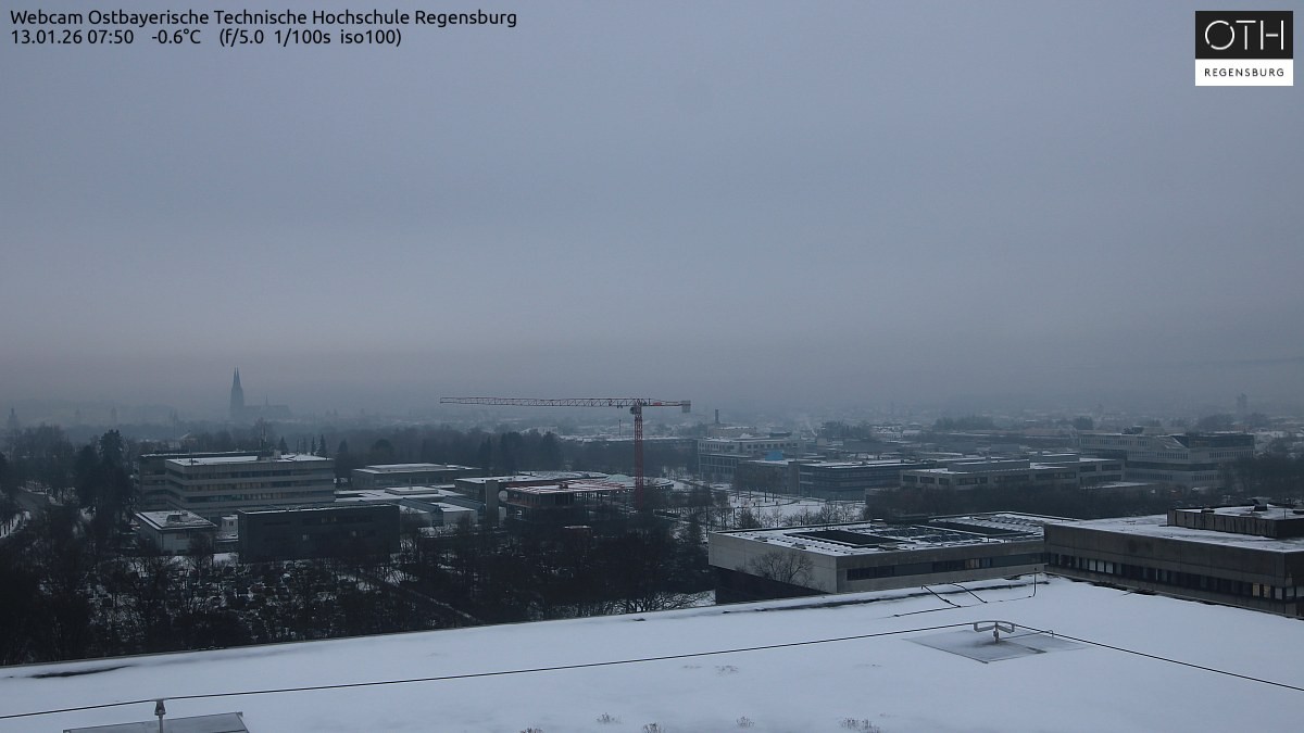 Archiv Foto Webcam Regensburg: Technische Hochschule