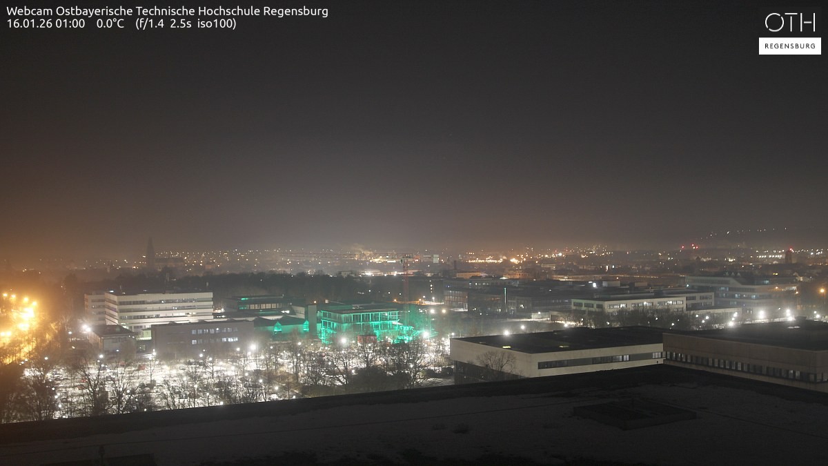 Archiv Foto Webcam Regensburg: Technische Hochschule