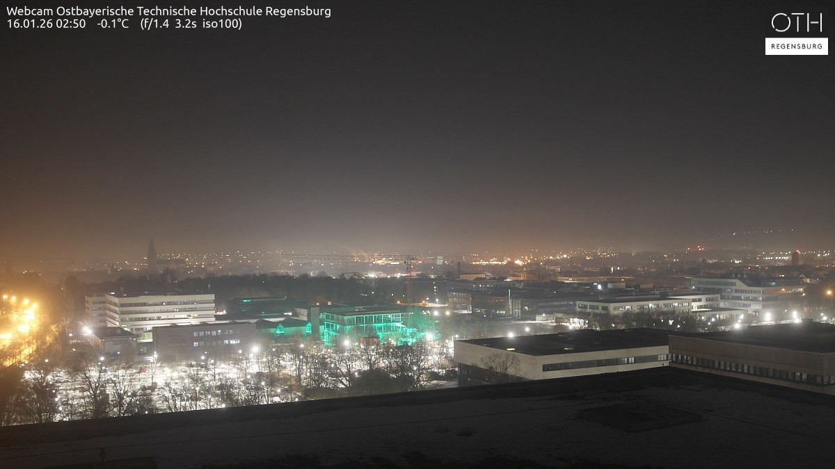 Archiv Foto Webcam Regensburg: Technische Hochschule