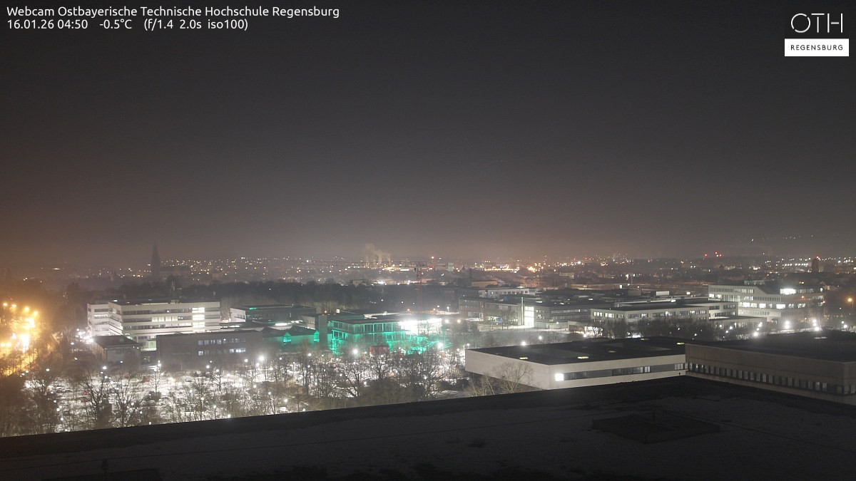 Archiv Foto Webcam Regensburg: Technische Hochschule