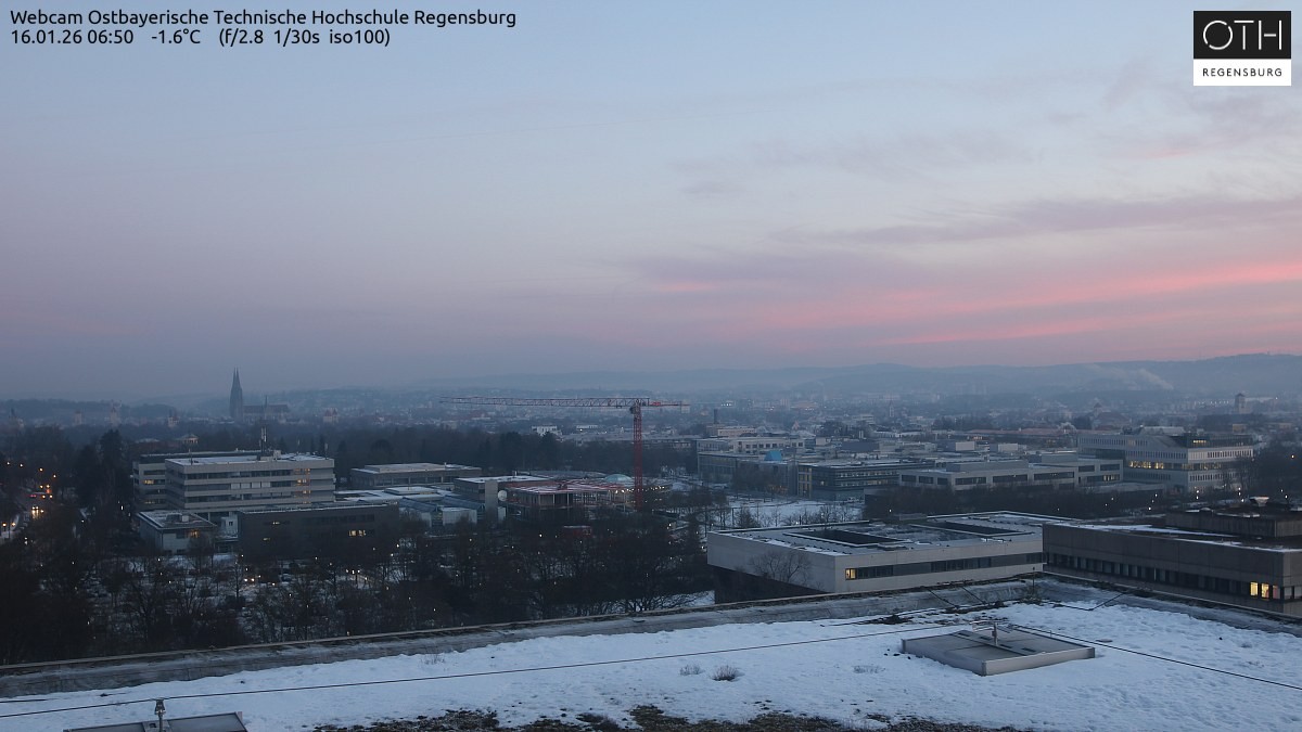 Archiv Foto Webcam Regensburg: Technische Hochschule