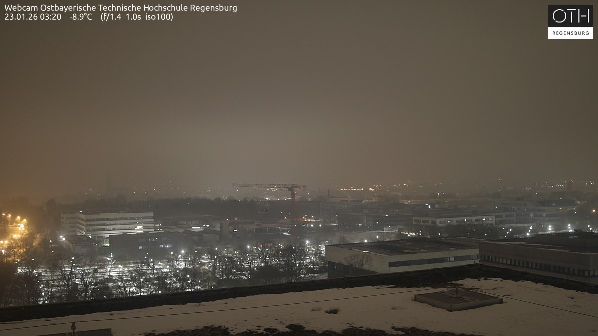 Archiv Foto Webcam Regensburg: Technische Hochschule
