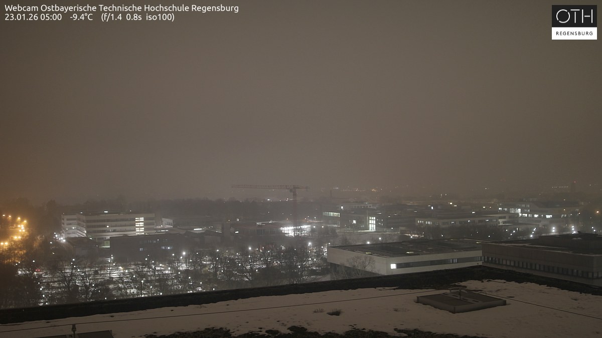 Archiv Foto Webcam Regensburg: Technische Hochschule