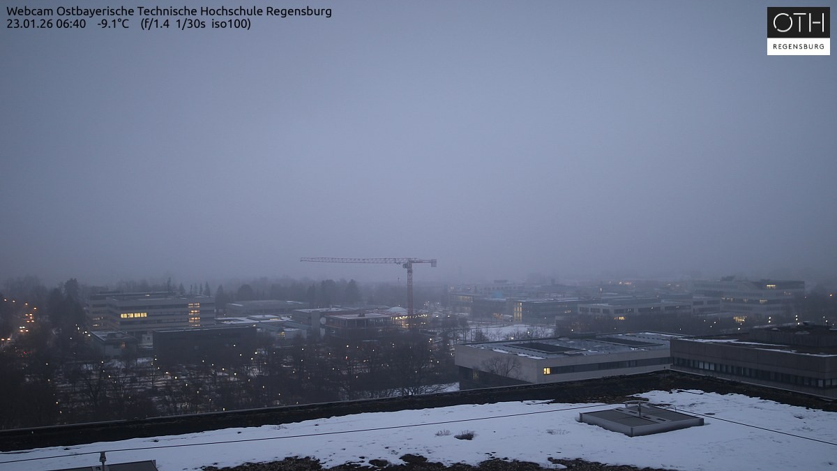 Archiv Foto Webcam Regensburg: Technische Hochschule