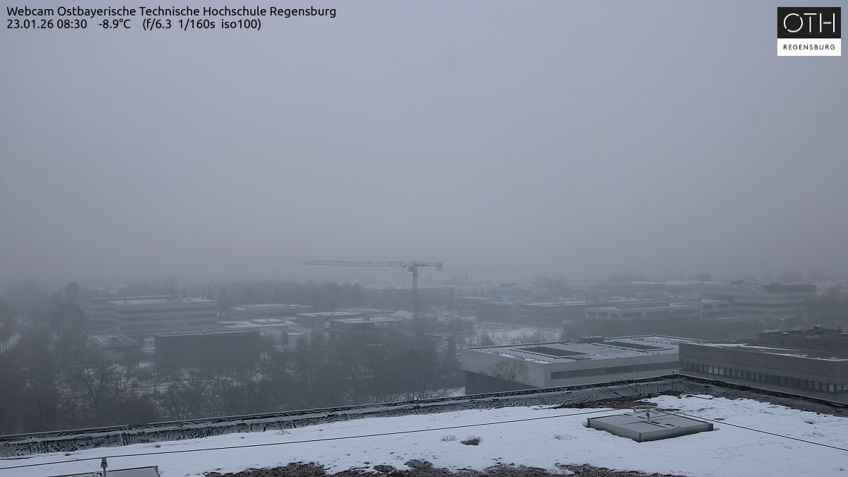 Archiv Foto Webcam Regensburg: Technische Hochschule