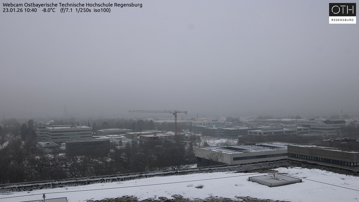 Archiv Foto Webcam Regensburg: Technische Hochschule
