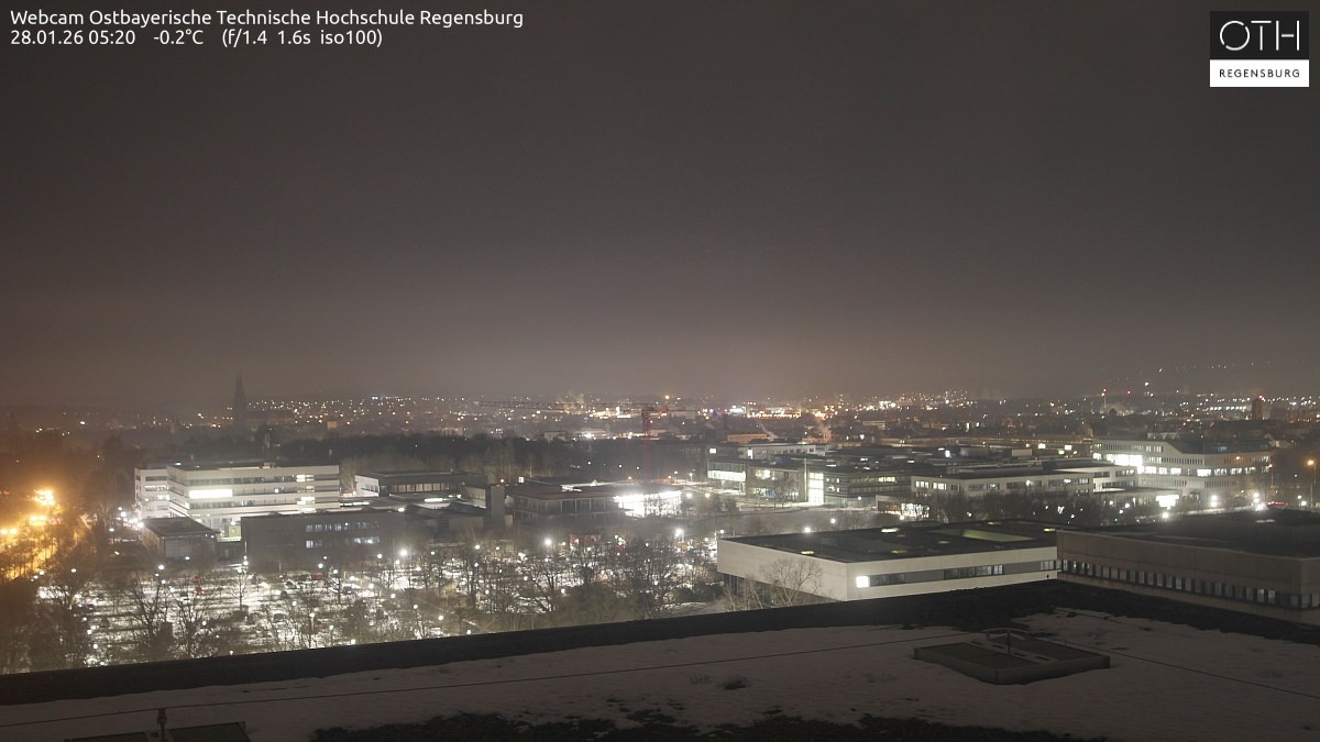 Archiv Foto Webcam Regensburg: Technische Hochschule