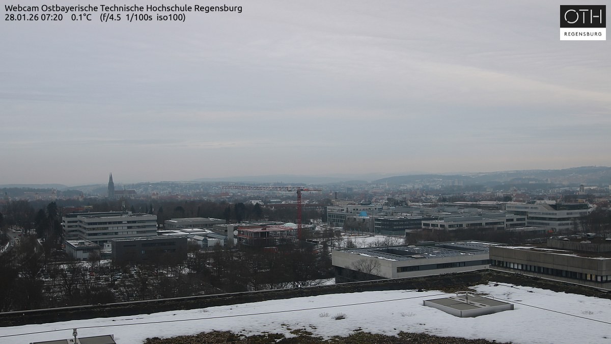 Archiv Foto Webcam Regensburg: Technische Hochschule