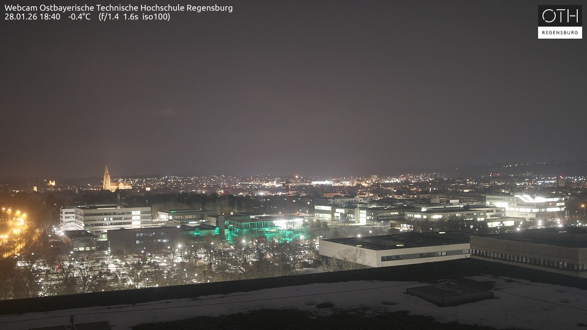 Archiv Foto Webcam Regensburg: Technische Hochschule