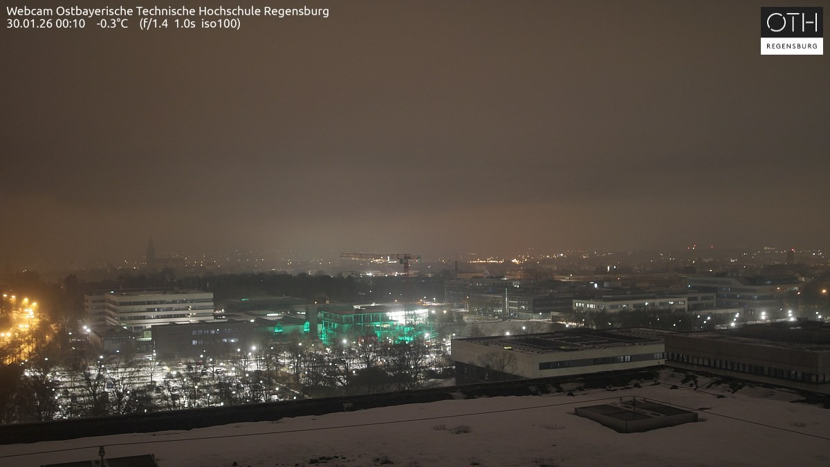 Archiv Foto Webcam Regensburg: Technische Hochschule