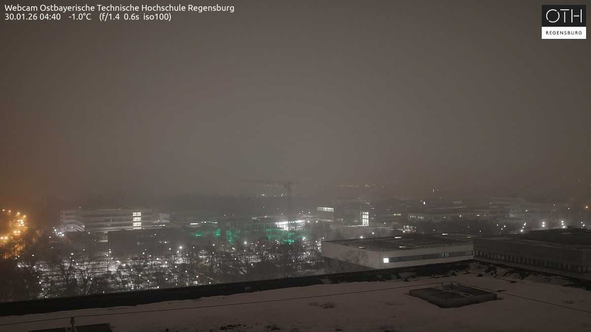 Archiv Foto Webcam Regensburg: Technische Hochschule