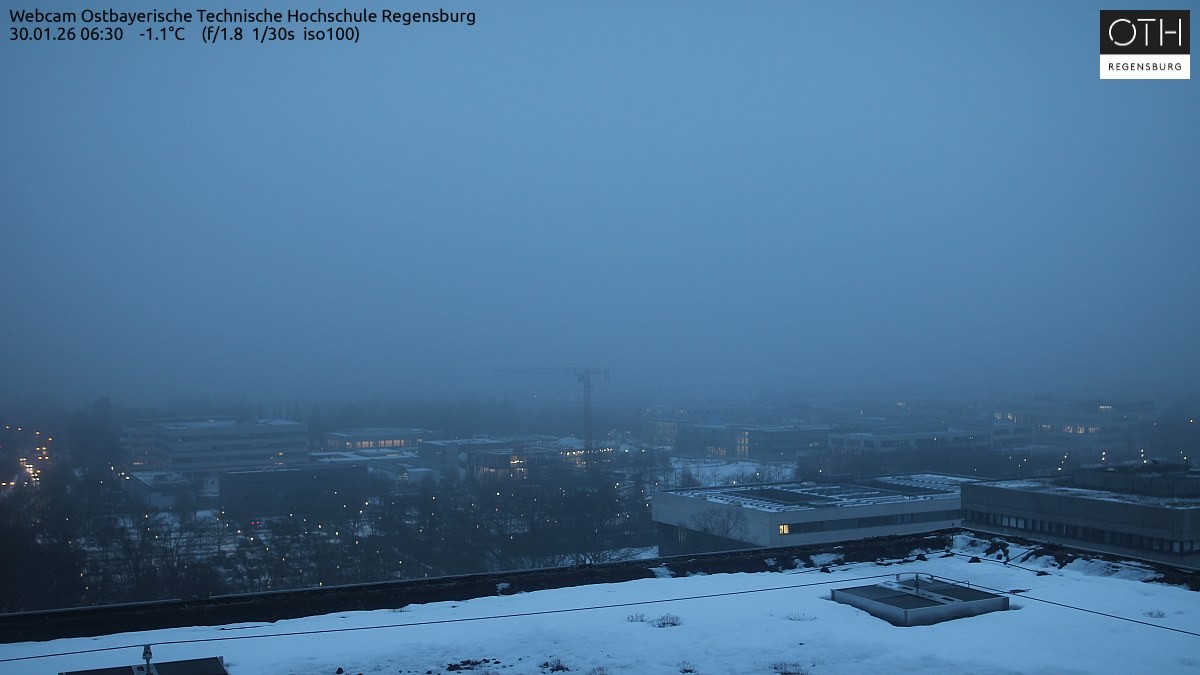 Archiv Foto Webcam Regensburg: Technische Hochschule