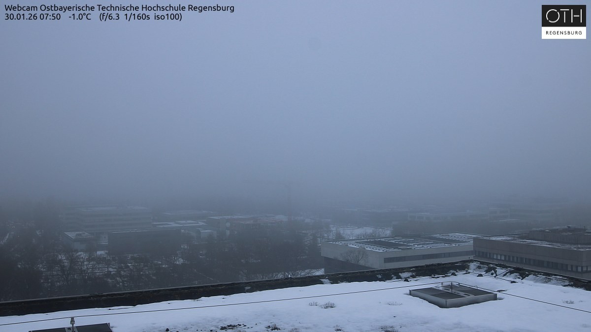 Archiv Foto Webcam Regensburg: Technische Hochschule