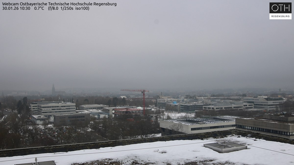 Archiv Foto Webcam Regensburg: Technische Hochschule