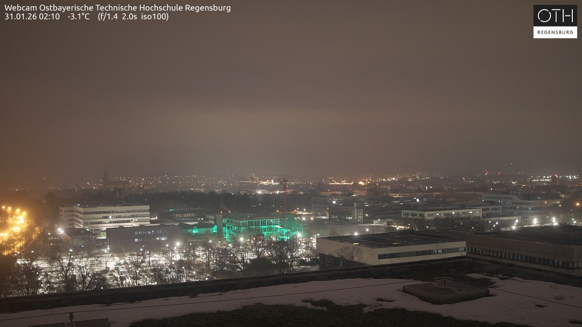 Archiv Foto Webcam Regensburg: Technische Hochschule