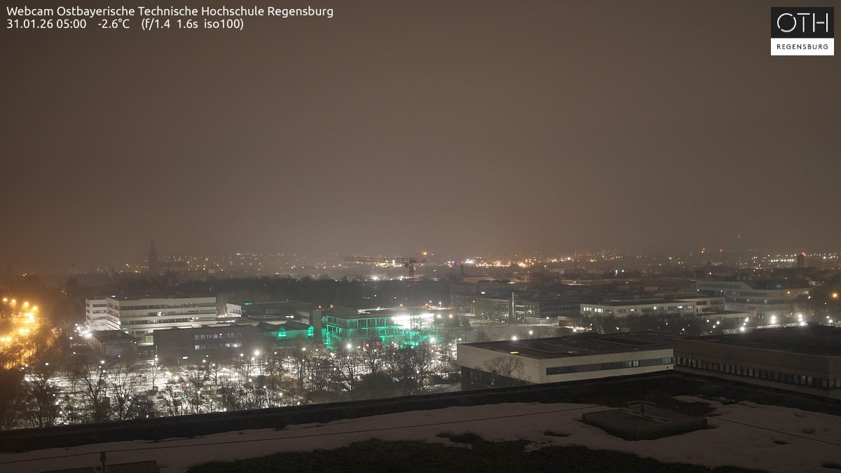 Archiv Foto Webcam Regensburg: Technische Hochschule
