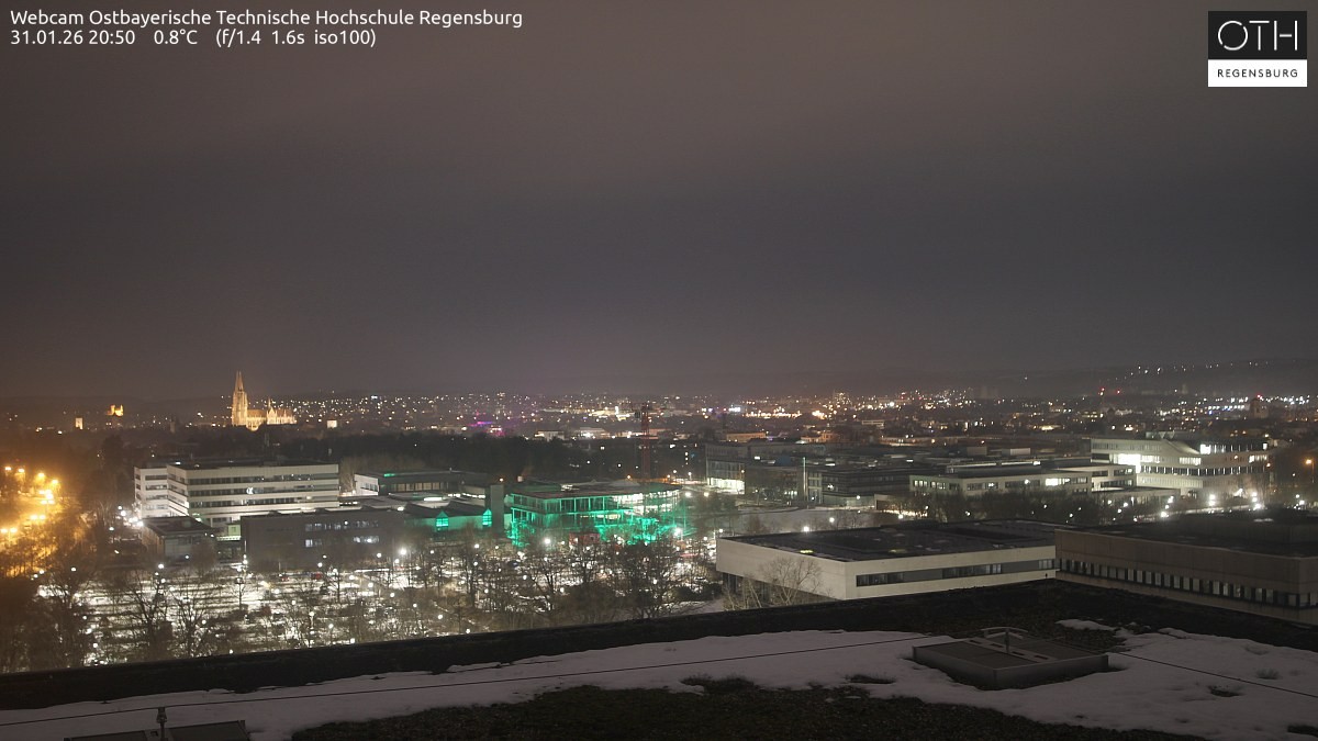Archiv Foto Webcam Regensburg: Technische Hochschule