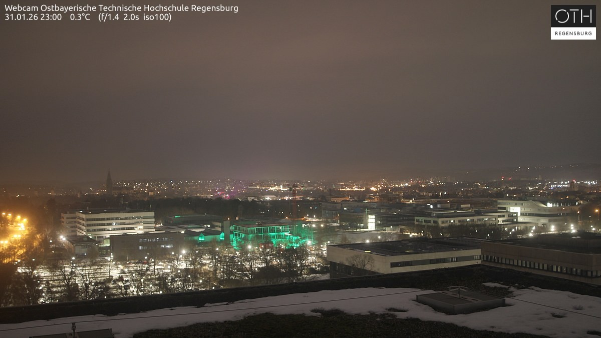 Archiv Foto Webcam Regensburg: Technische Hochschule