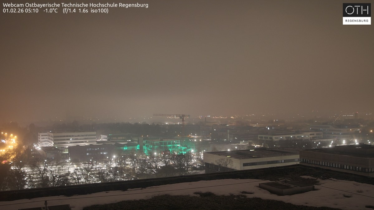 Archived image Regensburg - Webcam OTH