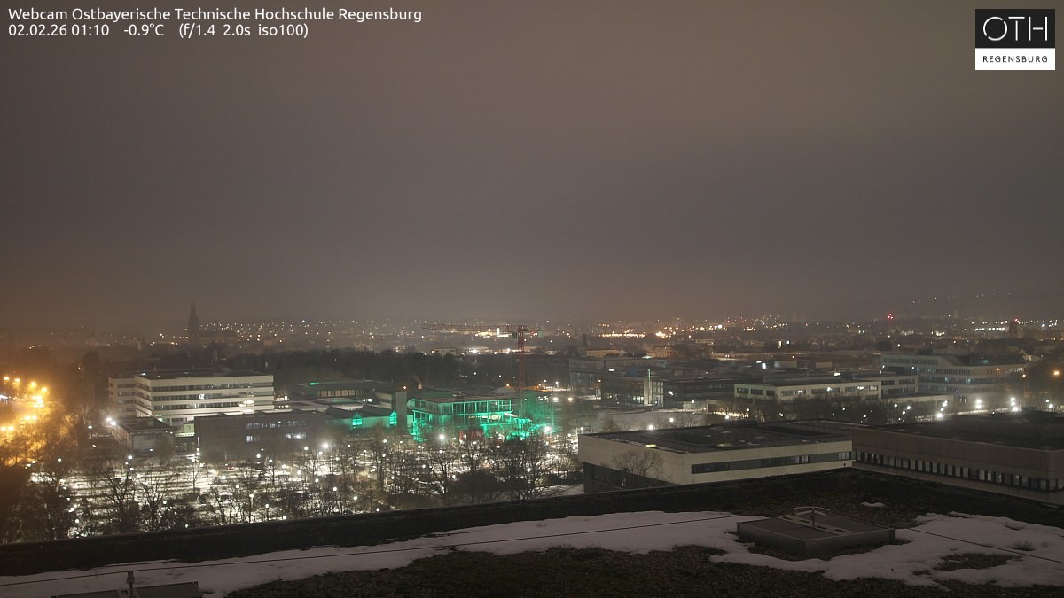 Archiv Foto Webcam Regensburg: Technische Hochschule