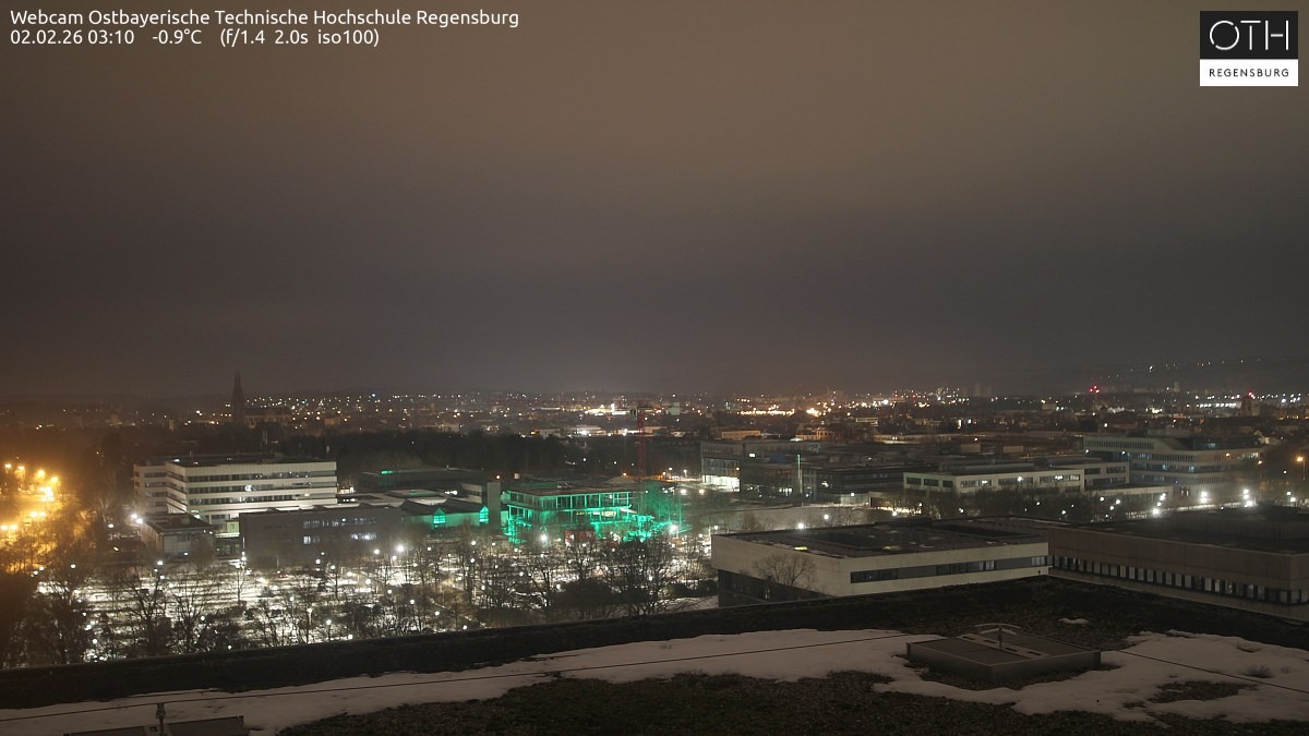 Archiv Foto Webcam Regensburg: Technische Hochschule