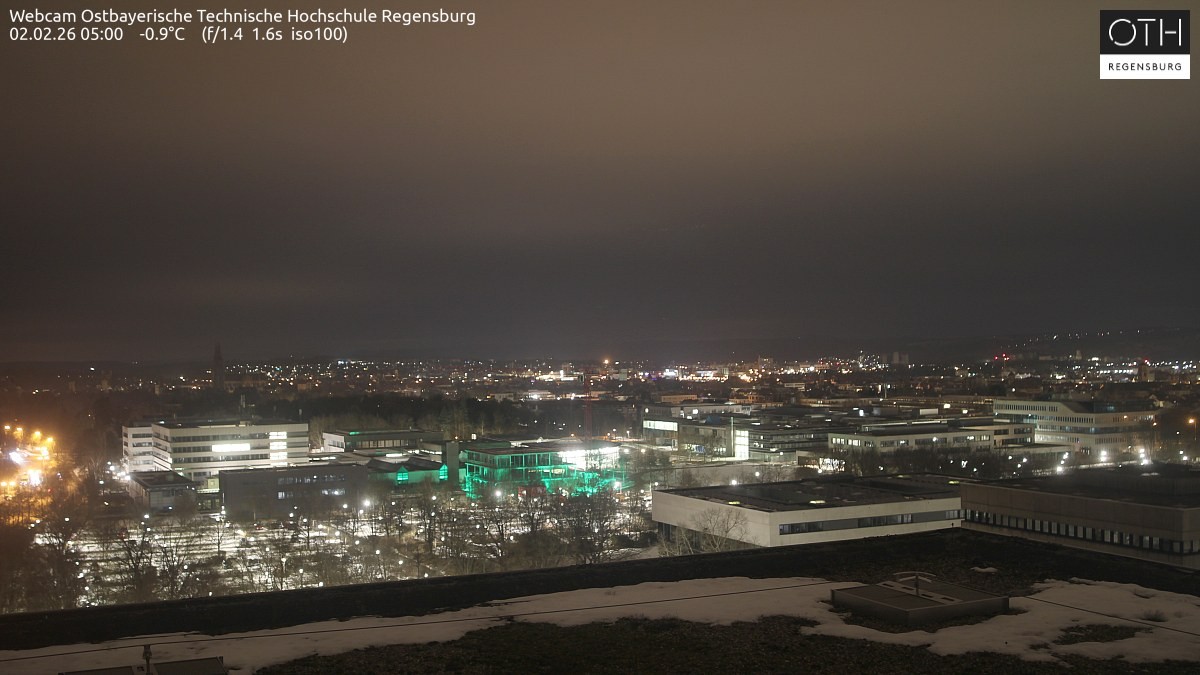 Archiv Foto Webcam Regensburg: Technische Hochschule