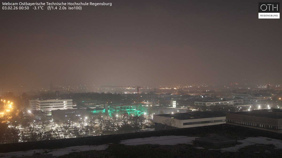 Archiv Foto Webcam Regensburg: Technische Hochschule