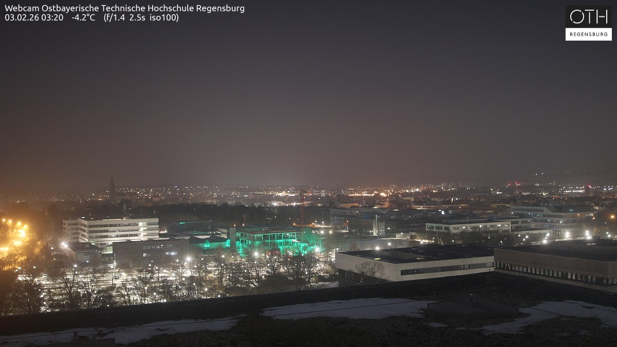 Archiv Foto Webcam Regensburg: Technische Hochschule